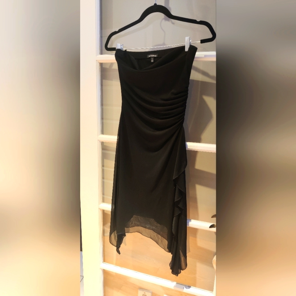LE CHÂTEAU strapless evening dress